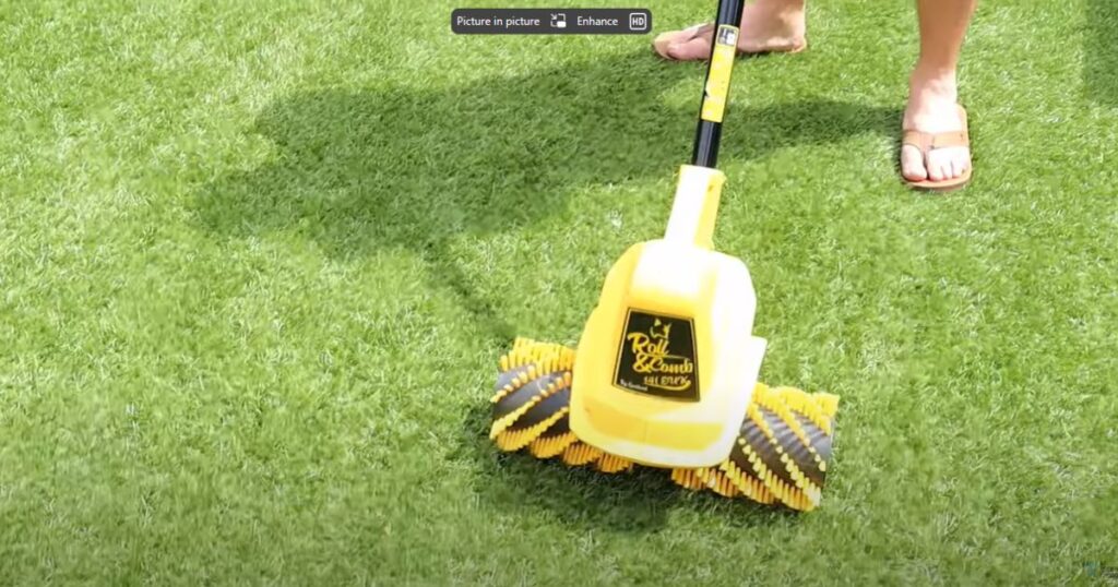 can you vacuum artificial grass?