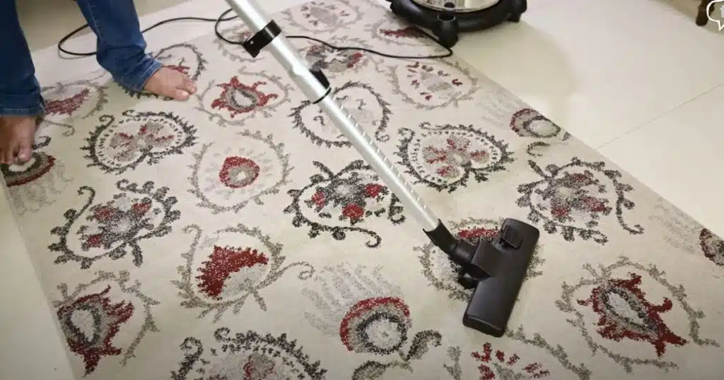 Can I vacuum a wet carpet?