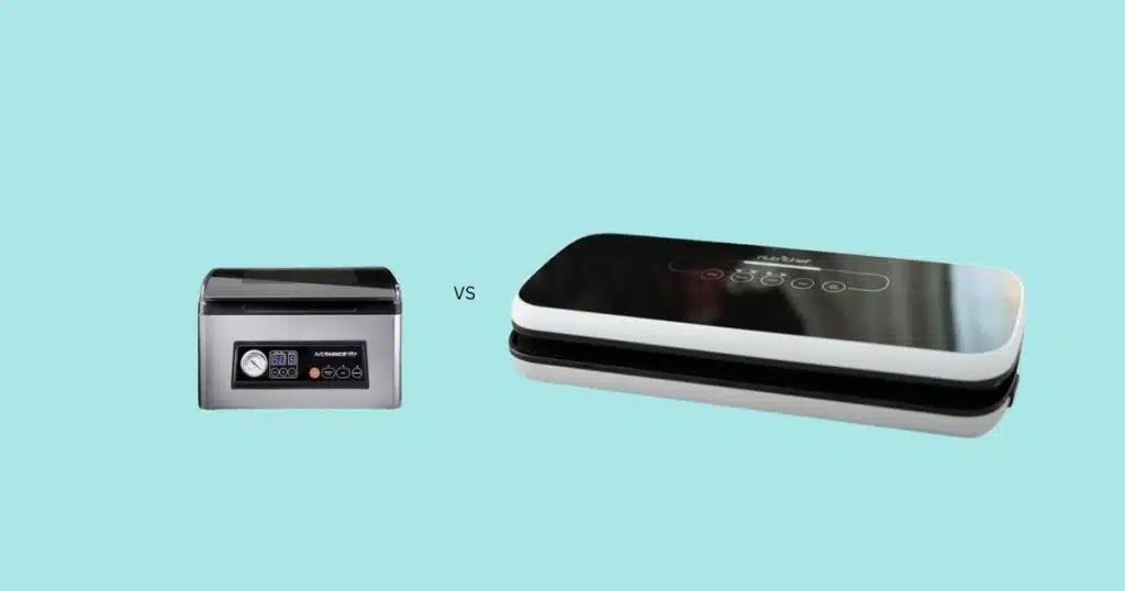Chamber vacuum sealer vs suction