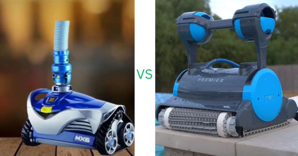 Robotic Pool Cleaner vs Suction