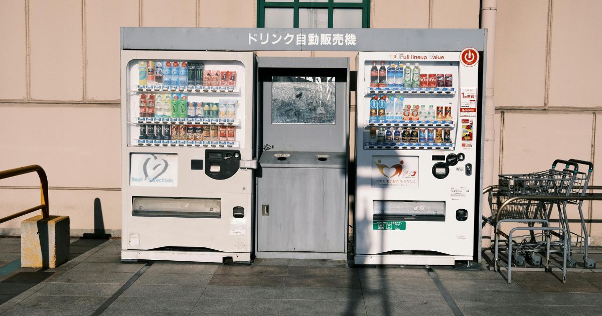 Where can you put vending machines