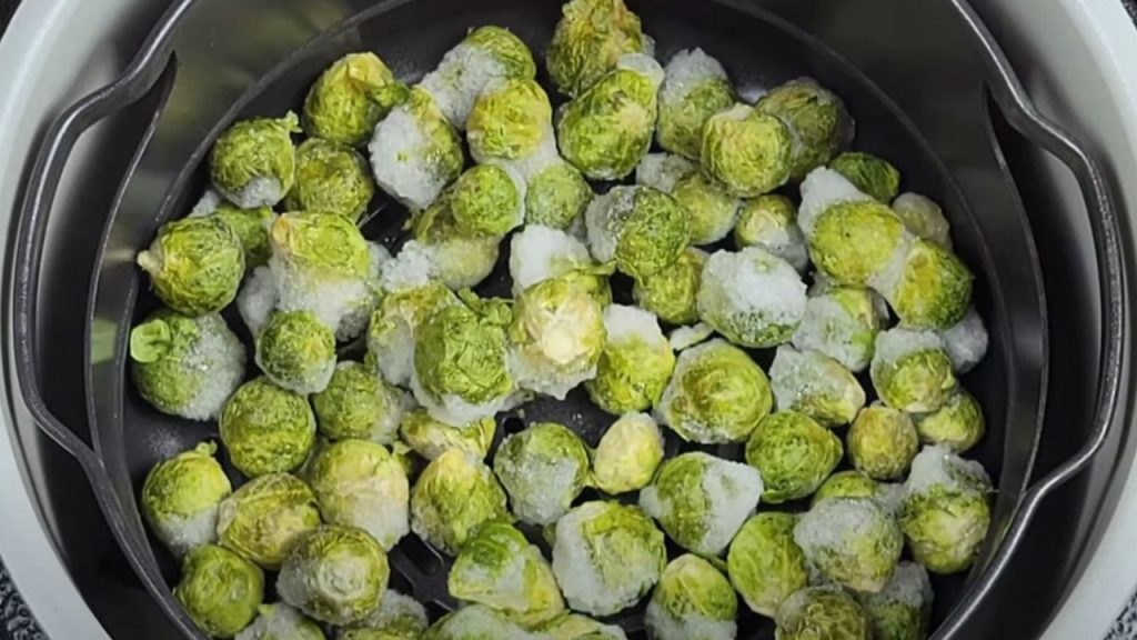 Air Fryer frozen  Brussels Sprouts