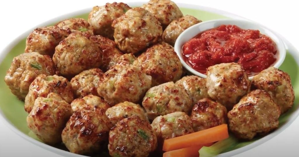 how long to cook frozen meatballs in the air fryer