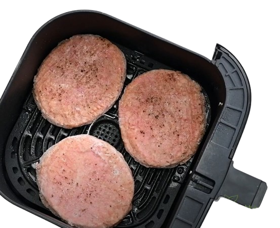 Cook Frozen Turkey Burgers in an Air Fryer