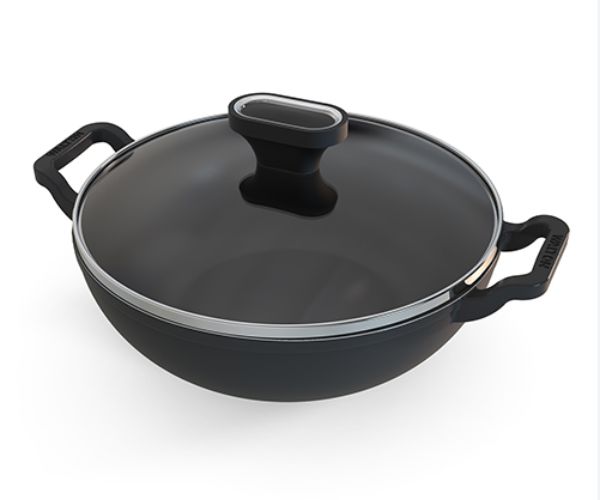 Cast Iron Pan with Lid 