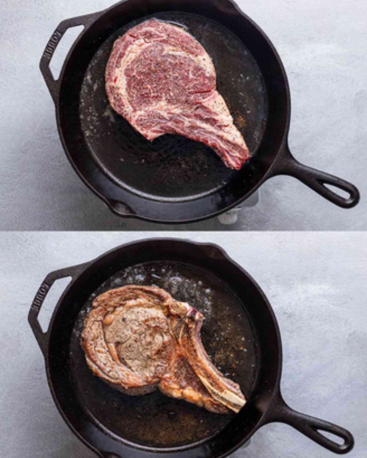 Cook a Thick Steak 