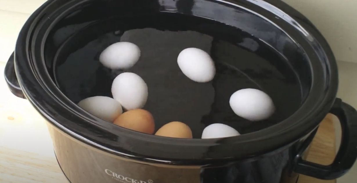 Sauna Eggs Crock Pot 