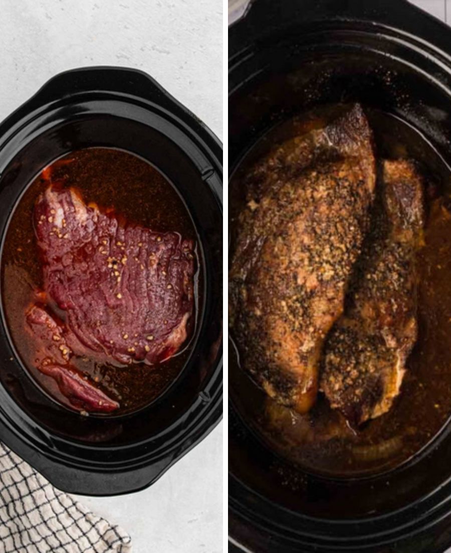 Flank Steak Crock Pot