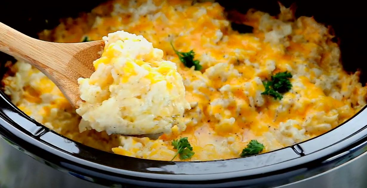 Crock Pot Cheese Potatoes