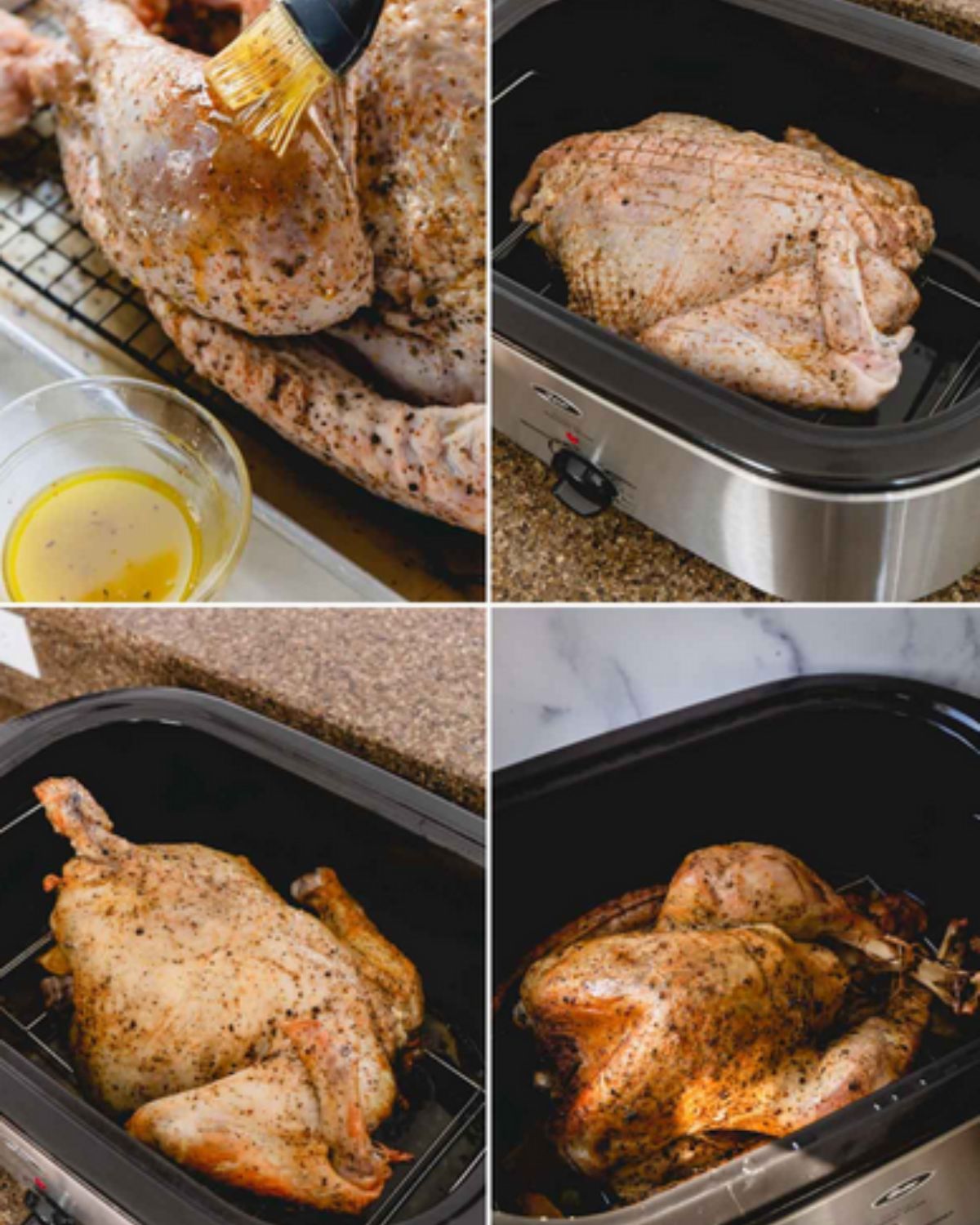 cook a turkey in a roaster